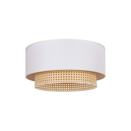 Duolla - Plafonjera BOHO 1xE27/15W/230V pr. 45 cm kremasta/ratan