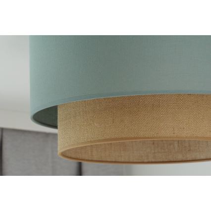 Duolla - Plafonjera BOHO 1xE27/15W/230V pr. 45 cm zelena/braon