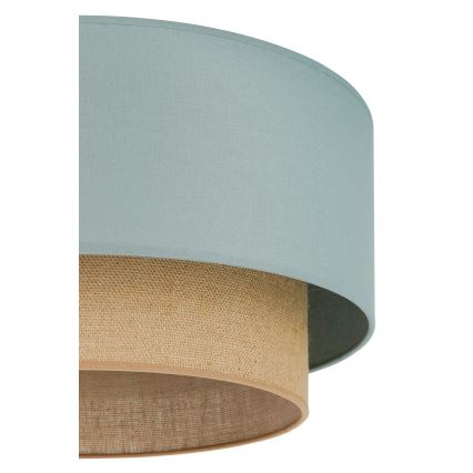 Duolla - Plafonjera BOHO 1xE27/15W/230V pr. 45 cm zelena/braon