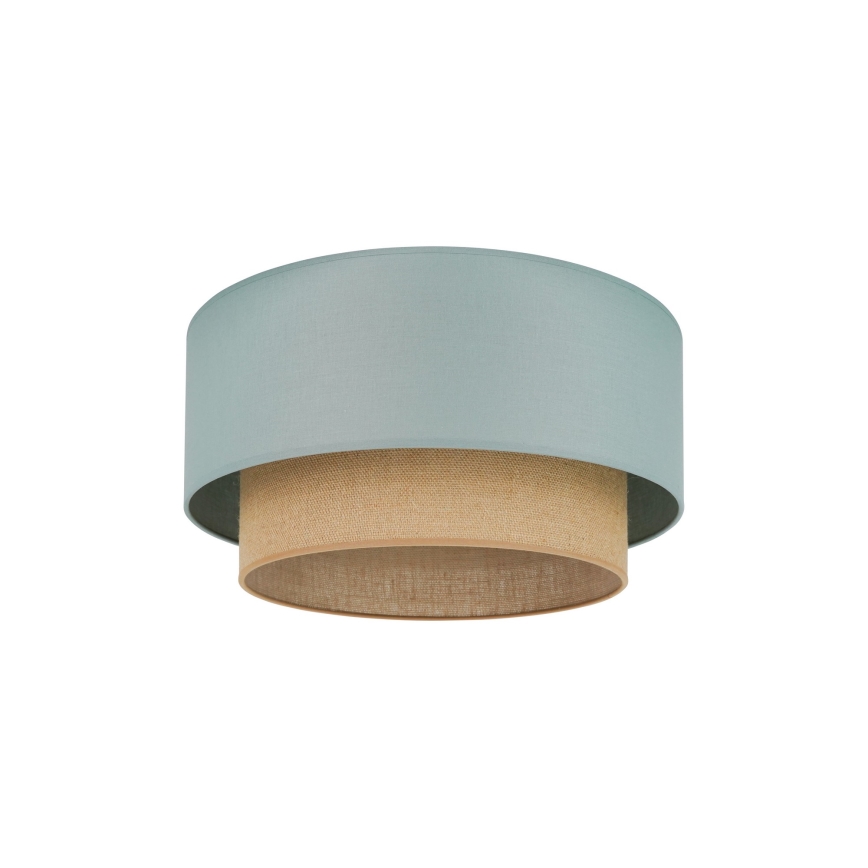Duolla - Plafonjera BOHO 1xE27/15W/230V pr. 45 cm zelena/braon