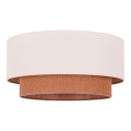 Duolla - Plafonjera BOHO 3xE27/15W/230V pr. 60 cm bež/braon