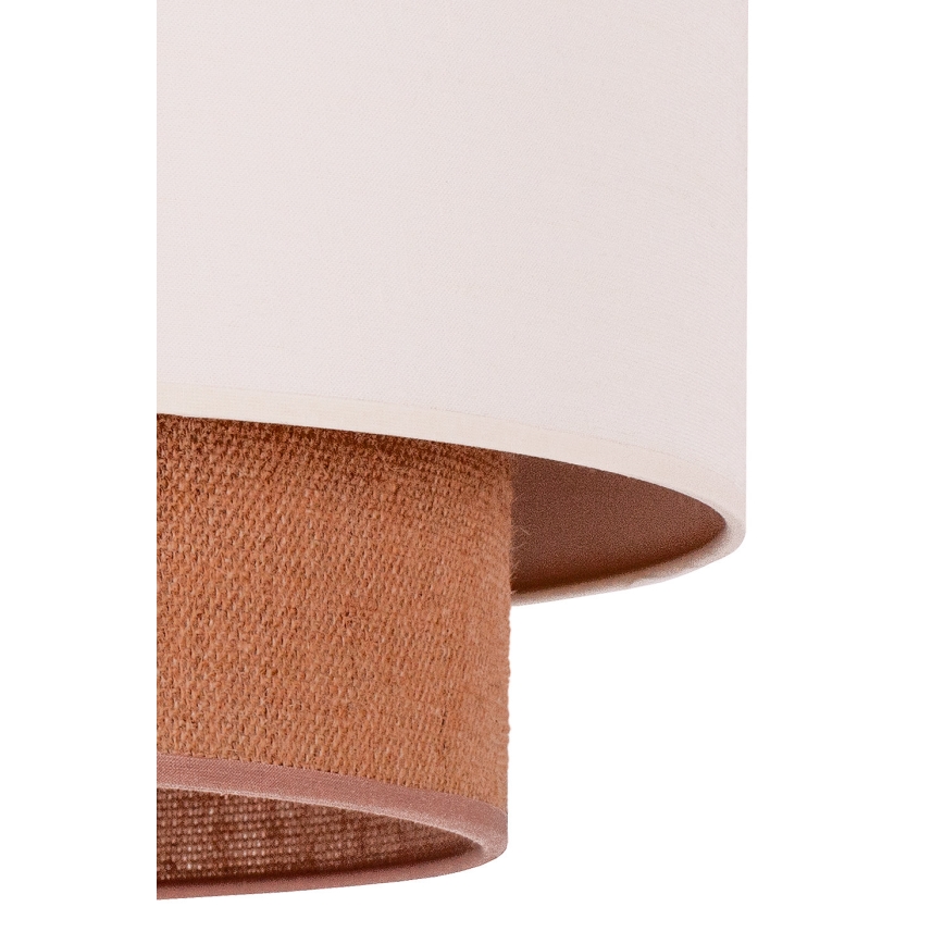 Duolla - Plafonjera BOHO 3xE27/15W/230V pr. 60 cm bež/braon