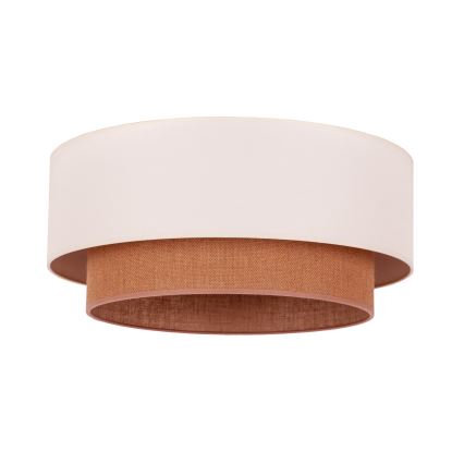 Duolla - Plafonjera BOHO 3xE27/15W/230V pr. 60 cm bež/braon