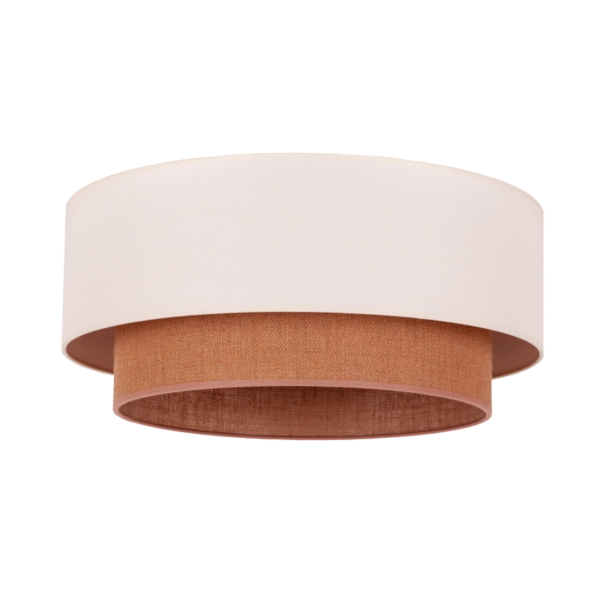 Duolla - Plafonjera BOHO 3xE27/15W/230V pr. 60 cm bež/braon