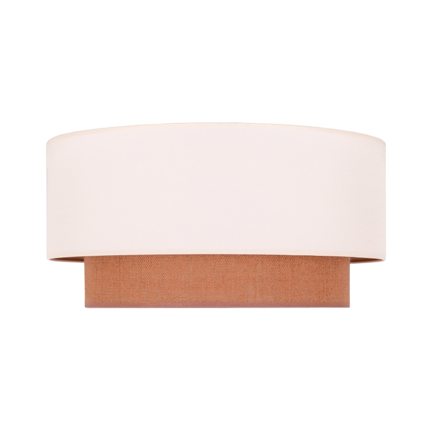 Duolla - Plafonjera BOHO 3xE27/15W/230V pr. 60 cm bež/braon