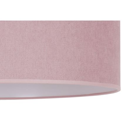 Duolla - Plafonjera BRISTOL 1xE27/15W/230V pr. 45 cm roze/bela