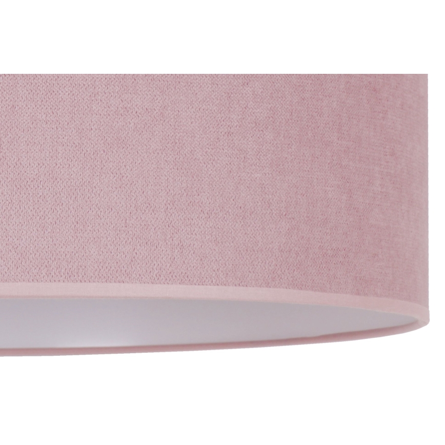 Duolla - Plafonjera BRISTOL 1xE27/15W/230V pr. 45 cm roze/bela