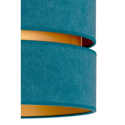 Duolla - Plafonjera DUO 1xE27/40W/230V pr. 40 cm tirkizna/zlatna
