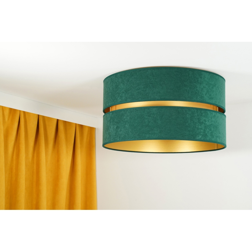 Duolla - Plafonjera DUO 1xE27/40W/230V pr. 40 cm zelena/zlatna