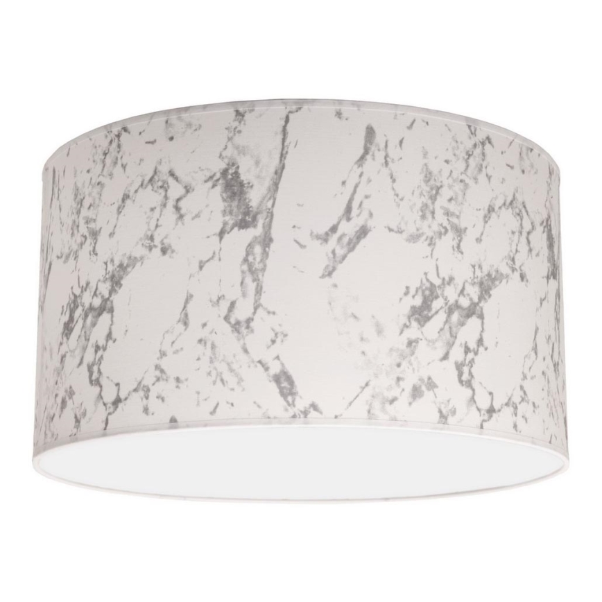 Duolla - Plafonjera MARBLE 1xE27/40W/230V pr. 45 cm bela/sivo