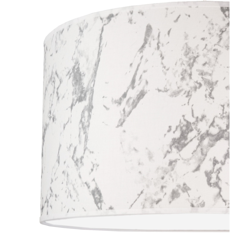 Duolla - Plafonjera MARBLE 1xE27/40W/230V pr. 45 cm bela/sivo