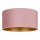 Duolla - Plafonjera ROLLER 3xE27/15W/230V pr. 60 cm roze/zlatna