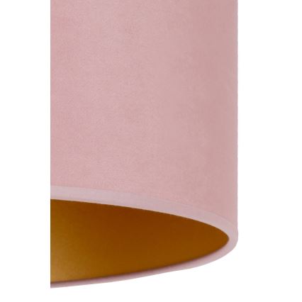 Duolla - Plafonjera ROLLER 3xE27/15W/230V pr. 60 cm roze/zlatna
