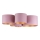 Duolla - Plafonjera ROLLER PENTO 5xE27/60W/230V roze