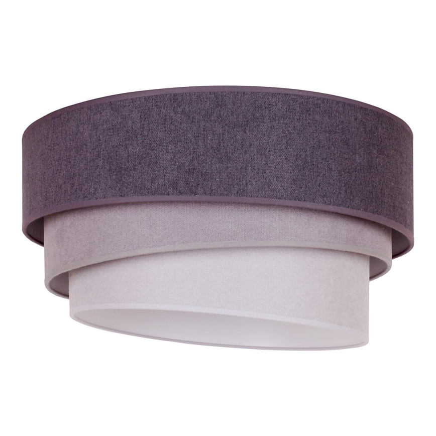 Duolla - Plafonjera TRIO 1xE27/15W/230V pr. 45 cm antracit/sivo/bela