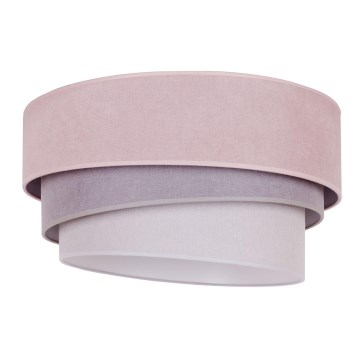Duolla - Plafonjera TRIO 1xE27/15W/230V pr. 45 cm roze/sivo/bela