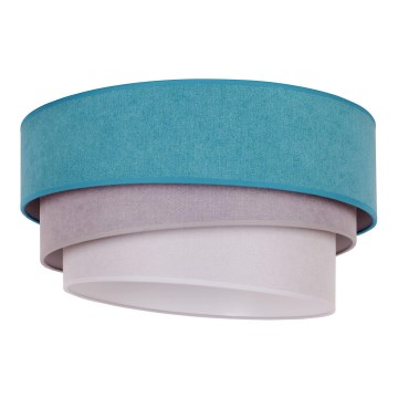Duolla - Plafonjera TRIO 1xE27/15W/230V pr. 45 cm tirkizna/sivo/bela
