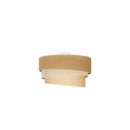 Duolla - Plafonjera YUTE TRIO 1xE27/15W/230V pr. 45 cm braon/sivo/bež