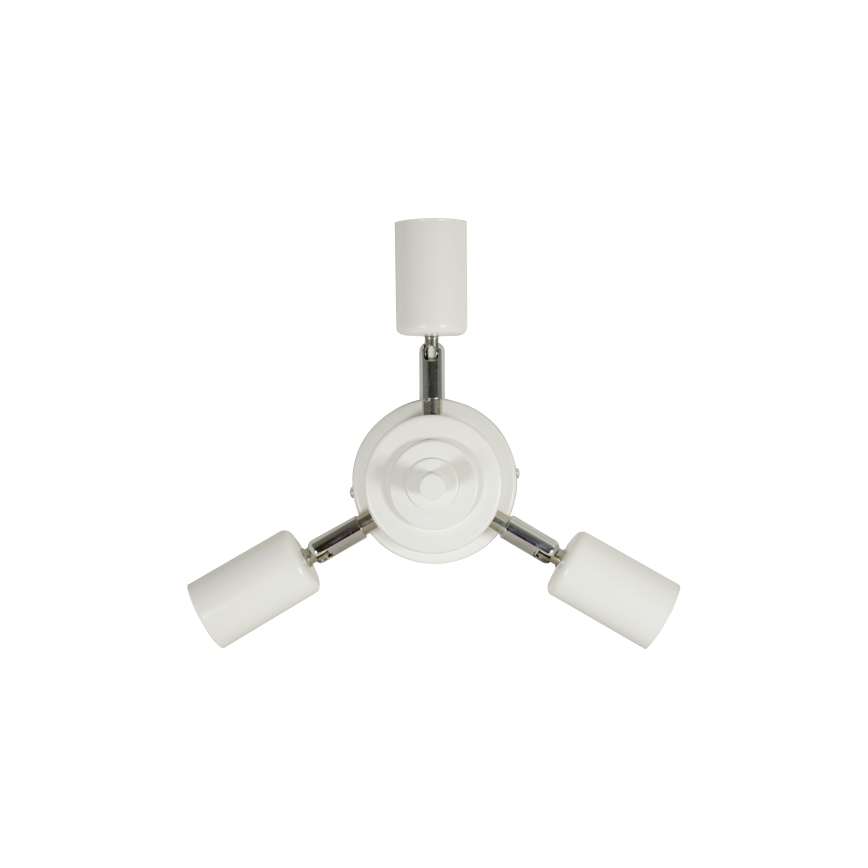 Duolla - Plafonjera YUTE TRIO 3xE27/15W/230V pr. 60 cm braon/sivo/bež