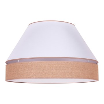 Duolla - Plafonska lampa AVIGNON 3xE27/15W/230V Ø 60 cm bela/smeđa
