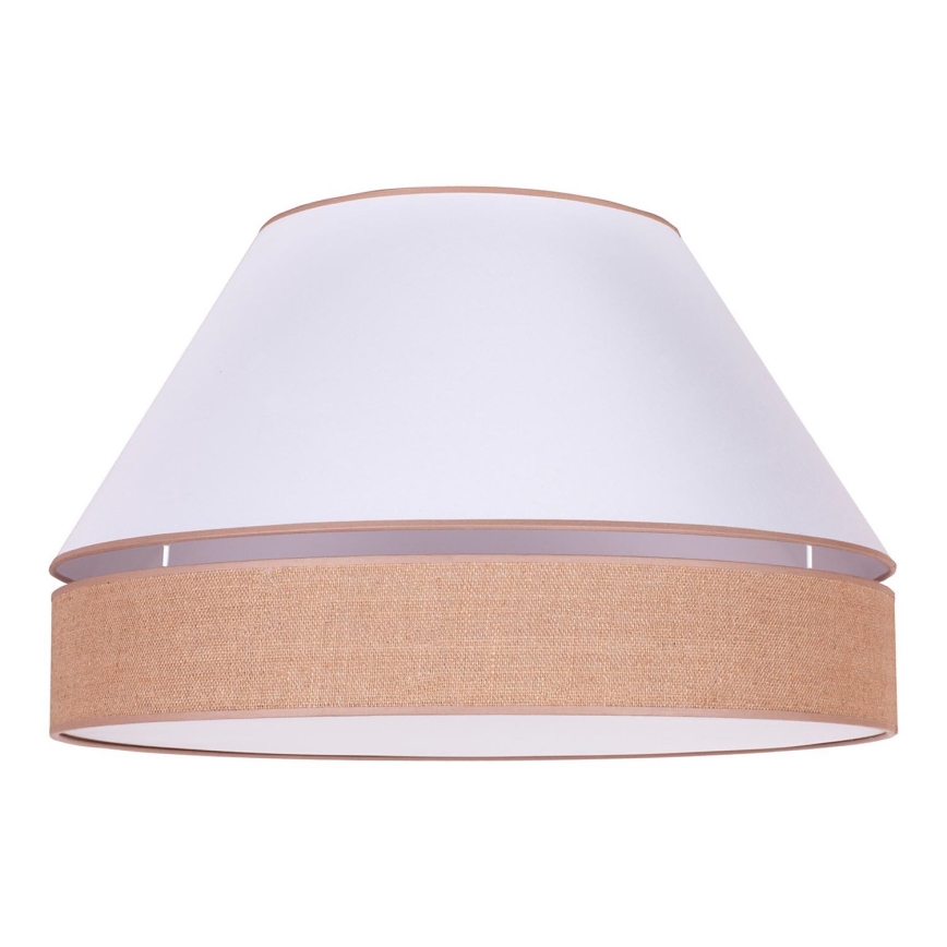 Duolla - Plafonska lampa AVIGNON 3xE27/15W/230V Ø 60 cm bela/smeđa