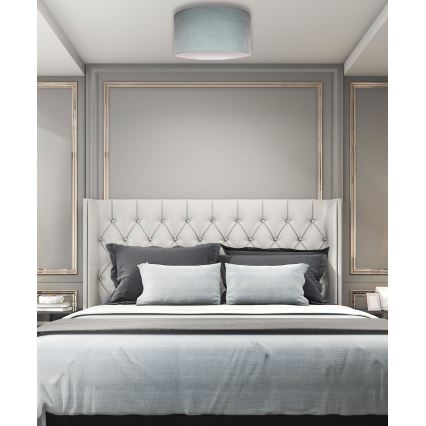 Duolla - Plafonska svetiljka BRISTOL 1xE27/15W/230V prečnika 45 cm zelena/bela