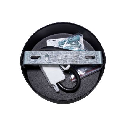 Duolla - Plafonska svetiljka DUO 1xE27/40W/230V prečnik 40 cm zelena/zlatna