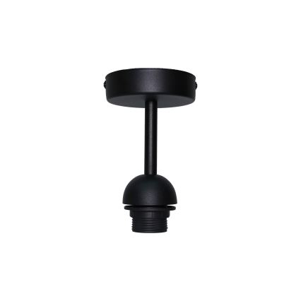 Duolla - Plafonski luster BELL SHINY 1xE27/15W/230V prečnik 25 cm srebrna/crna