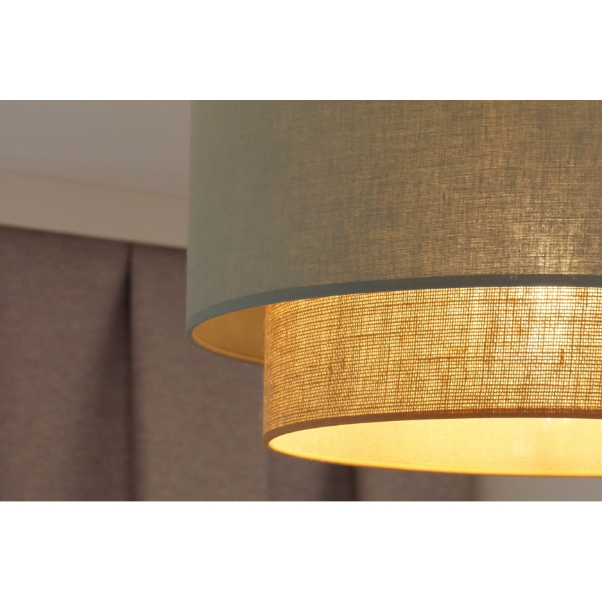 Duolla - Plafonski luster BOHO 1xE27/15W/230V prečnik 45 cm zelena/smeđa