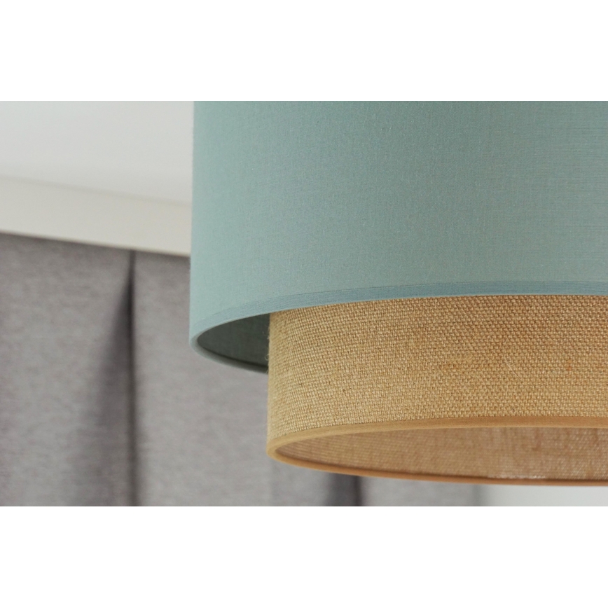 Duolla - Plafonski luster BOHO 1xE27/15W/230V prečnik 45 cm zelena/smeđa