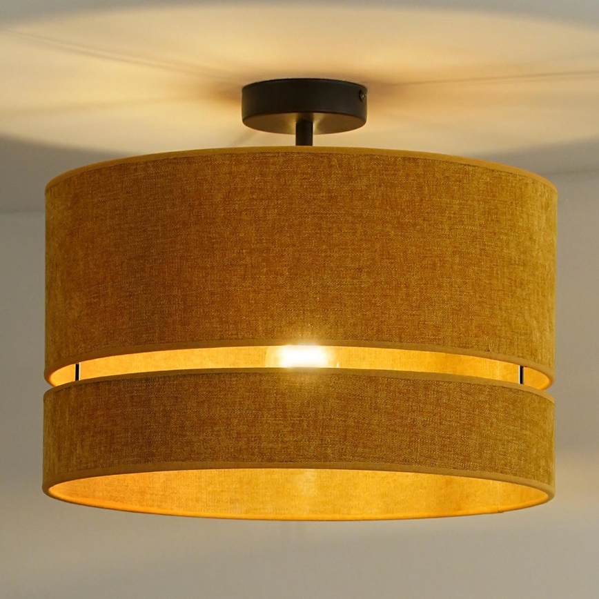 Duolla - Plafonski luster DOUBLE 1xE27/15W/230V Ø 40 cm narandžast