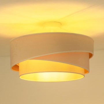 Duolla - Plafonski luster KOBO 1xE27/15W/230V Ø 45 cm krem