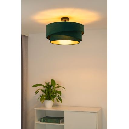 Duolla - Plafonski luster KOBO 1xE27/15W/230V Ø 45 cm zelene boje