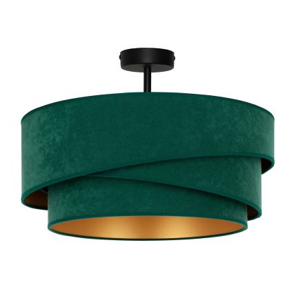 Duolla - Plafonski luster KOBO 1xE27/15W/230V Ø 45 cm zelene boje