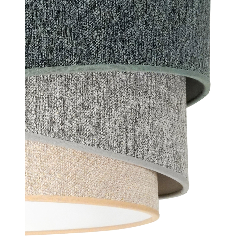 Duolla - Plafonski luster KOBO ECO RECYCLING 1xE27/15W/230V prečnik 45 cm zelena/siva/krem