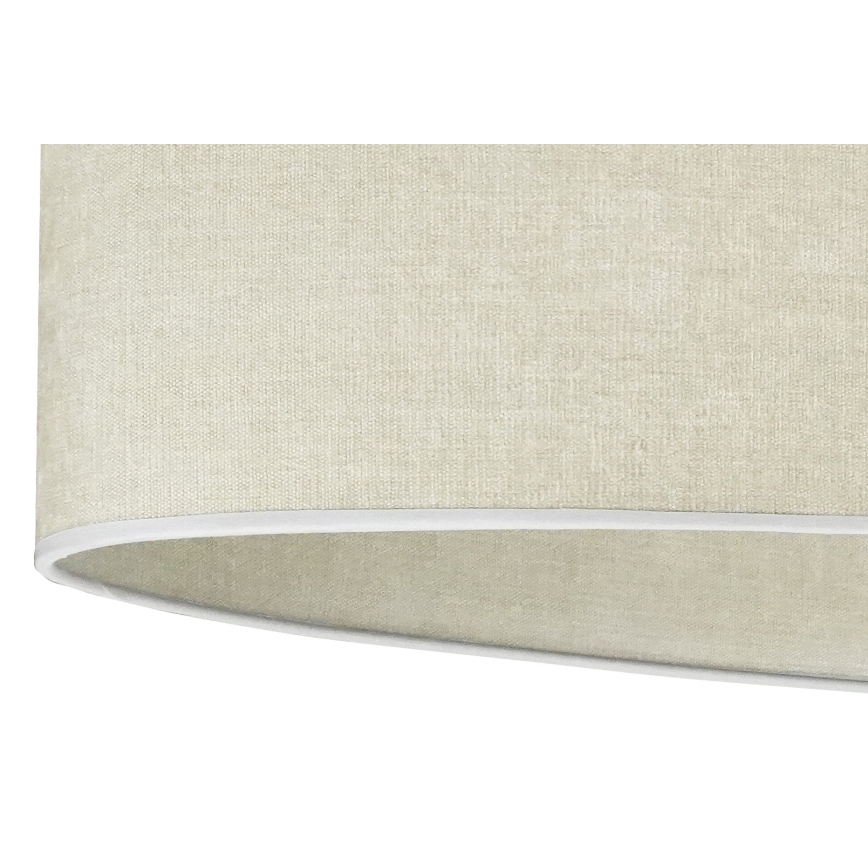 Duolla - Plafonski luster OVAL 1xE27/15W/230V siva