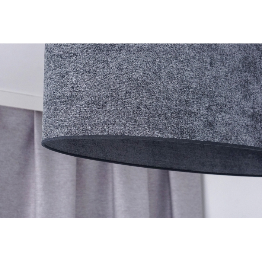 Duolla - Plafonski luster OVAL 1xE27/15W/230V siva