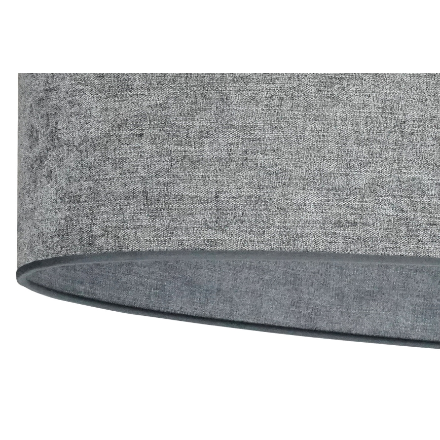 Duolla - Plafonski luster OVAL 1xE27/15W/230V siva