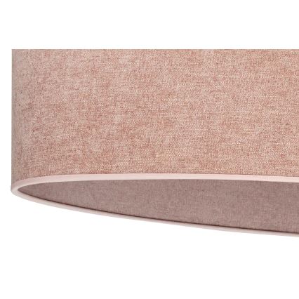 Duolla - Plafonski luster OVAL 2xE27/15W/230V ružičasta