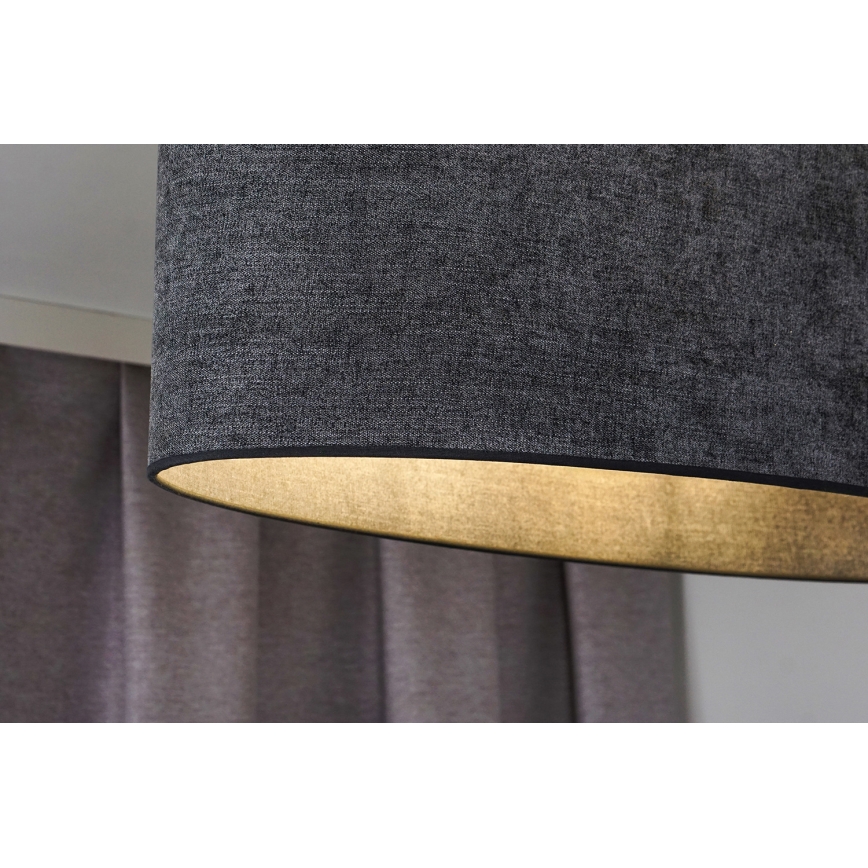 Duolla - Plafonski luster OVAL 2xE27/15W/230V siva