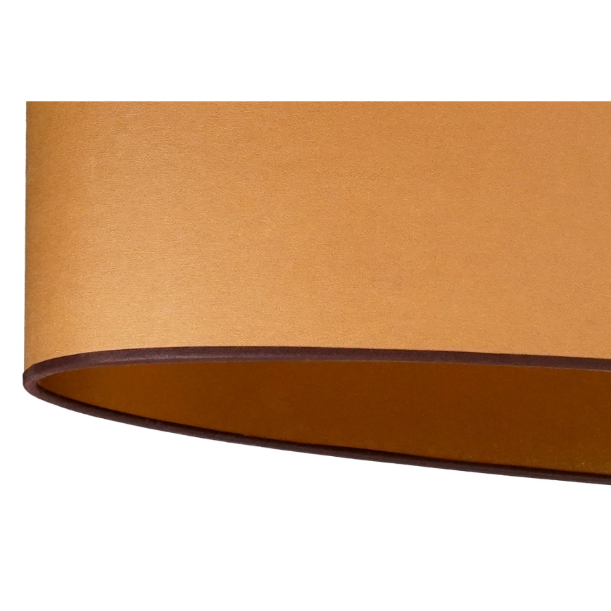 Duolla - Plafonski luster OVAL VEGAN 1xE27/15W/230V braon