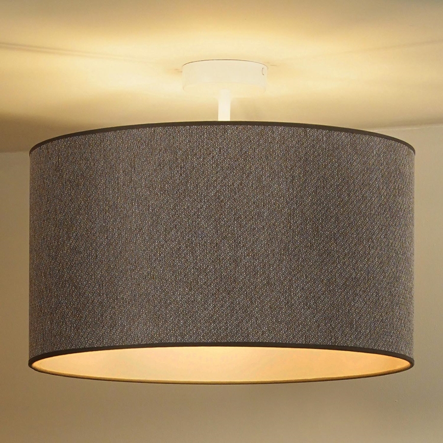 Duolla - Plafonski luster ROLLER ECO RECYCLING 1xE27/15W/230V prečnik 45 cm braon