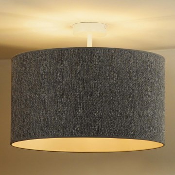 Duolla - Plafonski luster ROLLER ECO RECYCLING 1xE27/15W/230V prečnik 45 cm siv