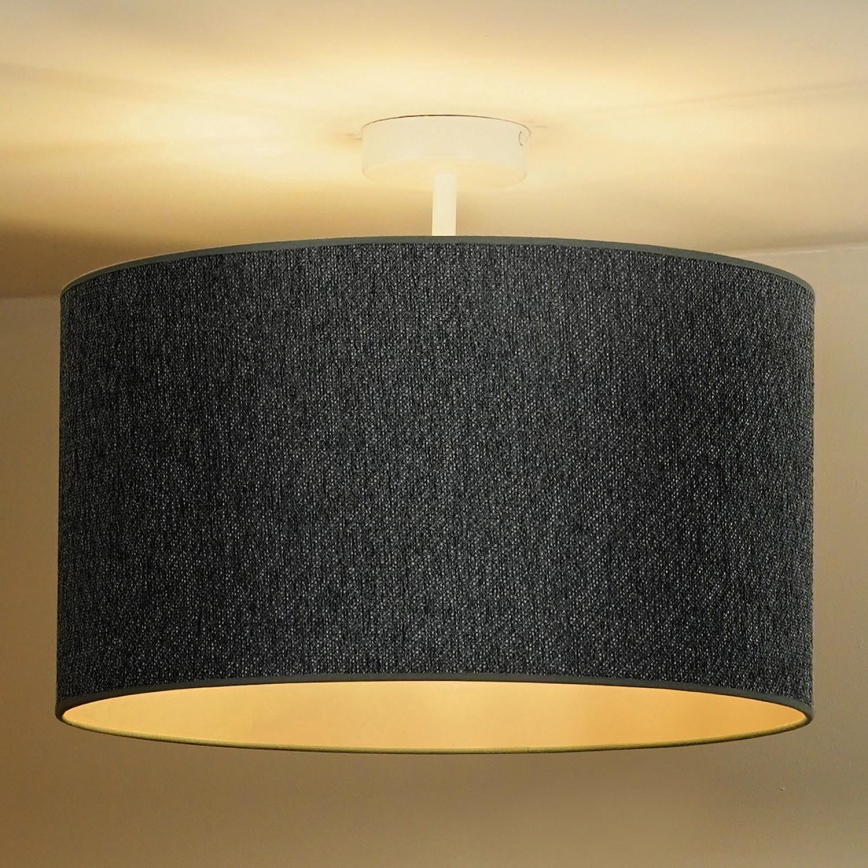 Duolla - Plafonski luster ROLLER ECO RECYCLING 1xE27/15W/230V, prečnik 45 cm, zelene boje