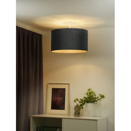 Duolla - Plafonski luster ROLLER ECO RECYCLING 1xE27/15W/230V, prečnik 45 cm, zelene boje