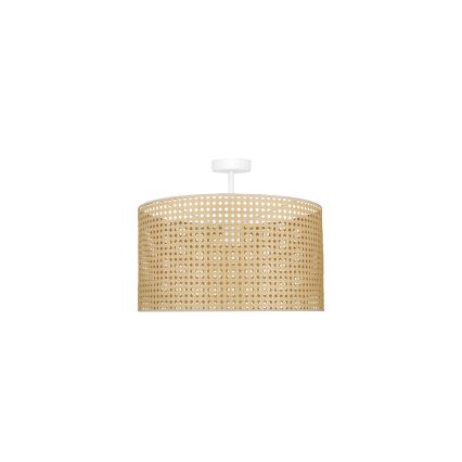 Duolla - Plafonski luster ROLLER RATTAN 1xE27/15W/230V prečnik 45 cm bež