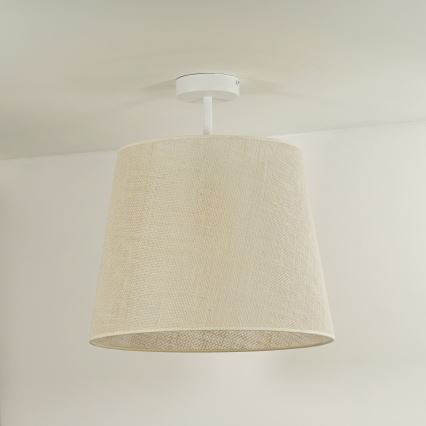 Duolla - Plafonski luster YUTE, 1xE27/15W/230V, prečnik 38 cm, siva