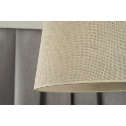 Duolla - Plafonski luster YUTE, 1xE27/15W/230V, prečnik 38 cm, siva