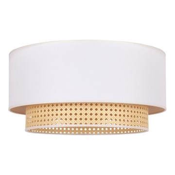 Duolla - Plafonsko svetlo BOHO 3xE27/15W/230V Ø 60 cm krem/ratan