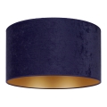 Duolla - Plafonsko svetlo ROLLER 1xE27/15W/230V prečnik 40 cm plava/zlatna